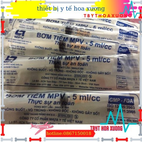 [50 ỐNG] BƠM TIÊM mpv 20 ml[thietbiytehoaxuong]