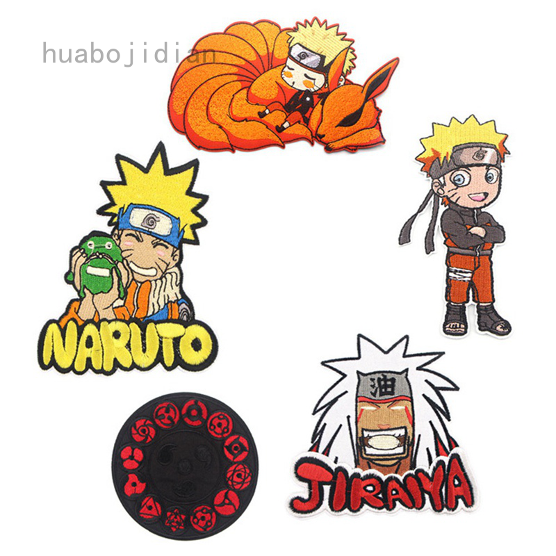 Miếng dán thêu họa tiết anime naruto độc đáo trang trí quần áo