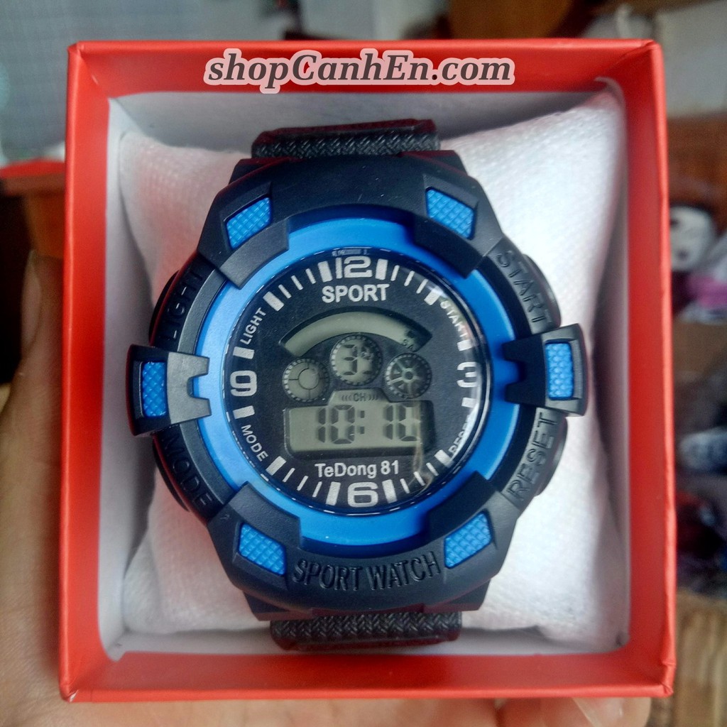 Đồng hồ Trẻ em Điện tử Giá rẻ Sport TeDong CHỐNG NƯỚC KÉM. Dáng thể thao đẹp bắt mắt phù hợp cho bé đeo xem giờ