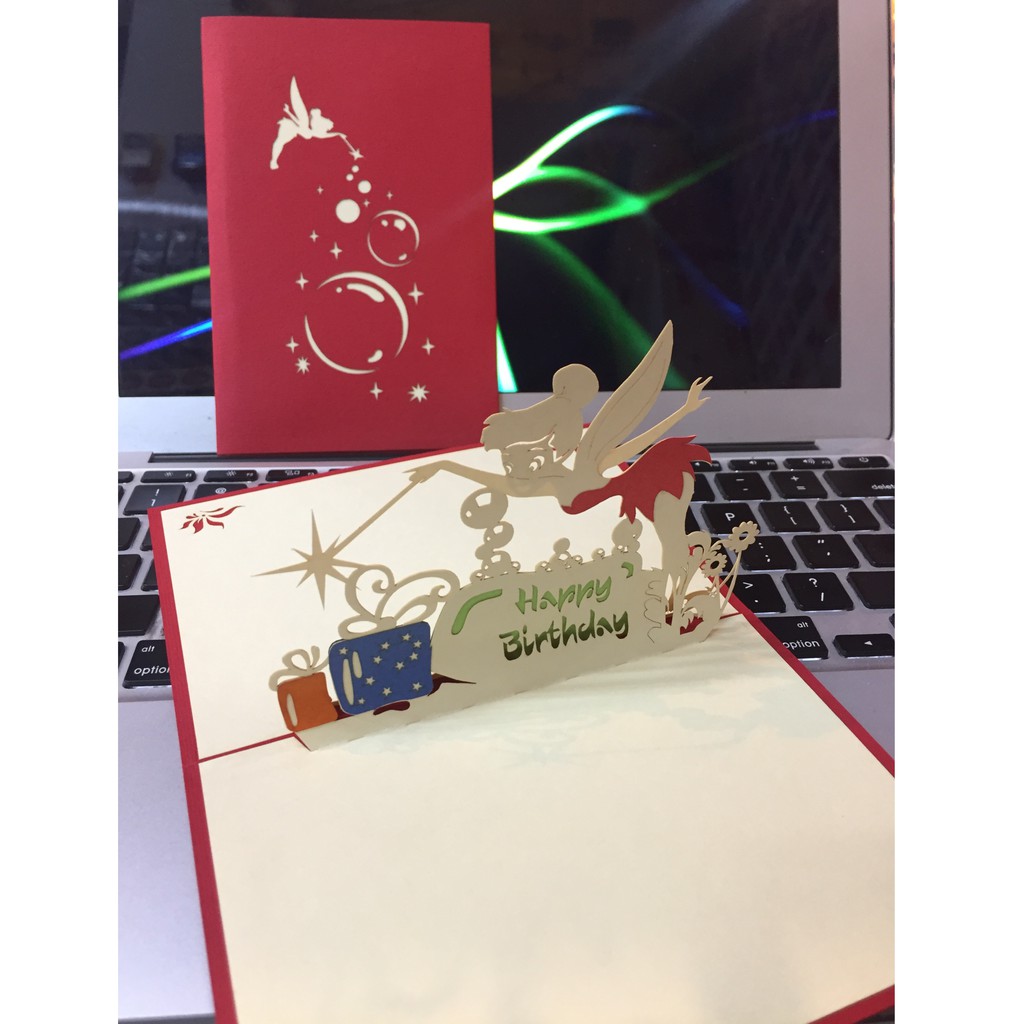 Tinker Bell  1  (  Sinh Nhật) - Birthday  - Thiệp 3D | BigBuy360 - bigbuy360.vn
