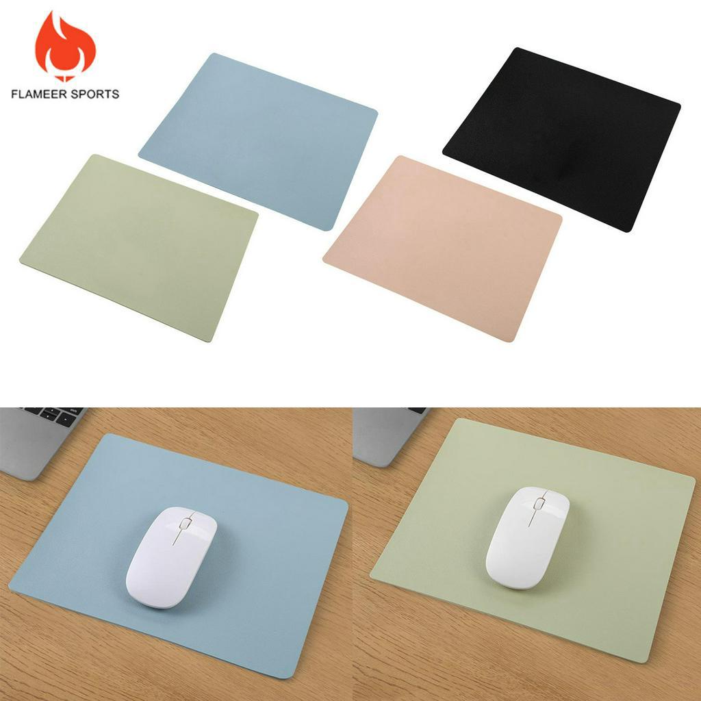 Thảm Lót Chuột Chơi Game Bằng Da PU Màu Xanh Dương Phong Cách Flameer Sports