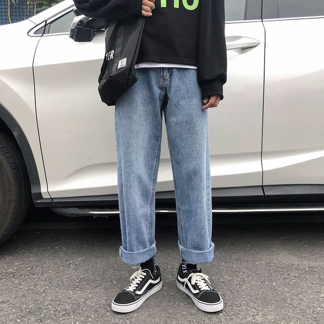 Quần Jean Nam Ống Rộng Baggy Unisex