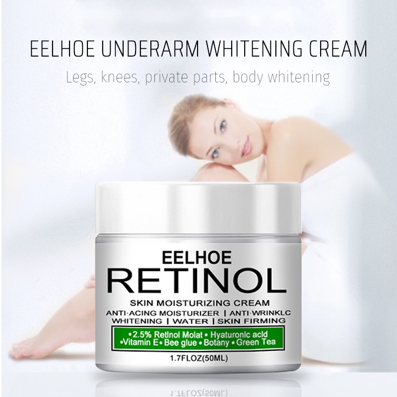 Kem retinol EELHOE làm trắng da dưới cánh tay/ đầu gối/ vùng bikini hiệu quả