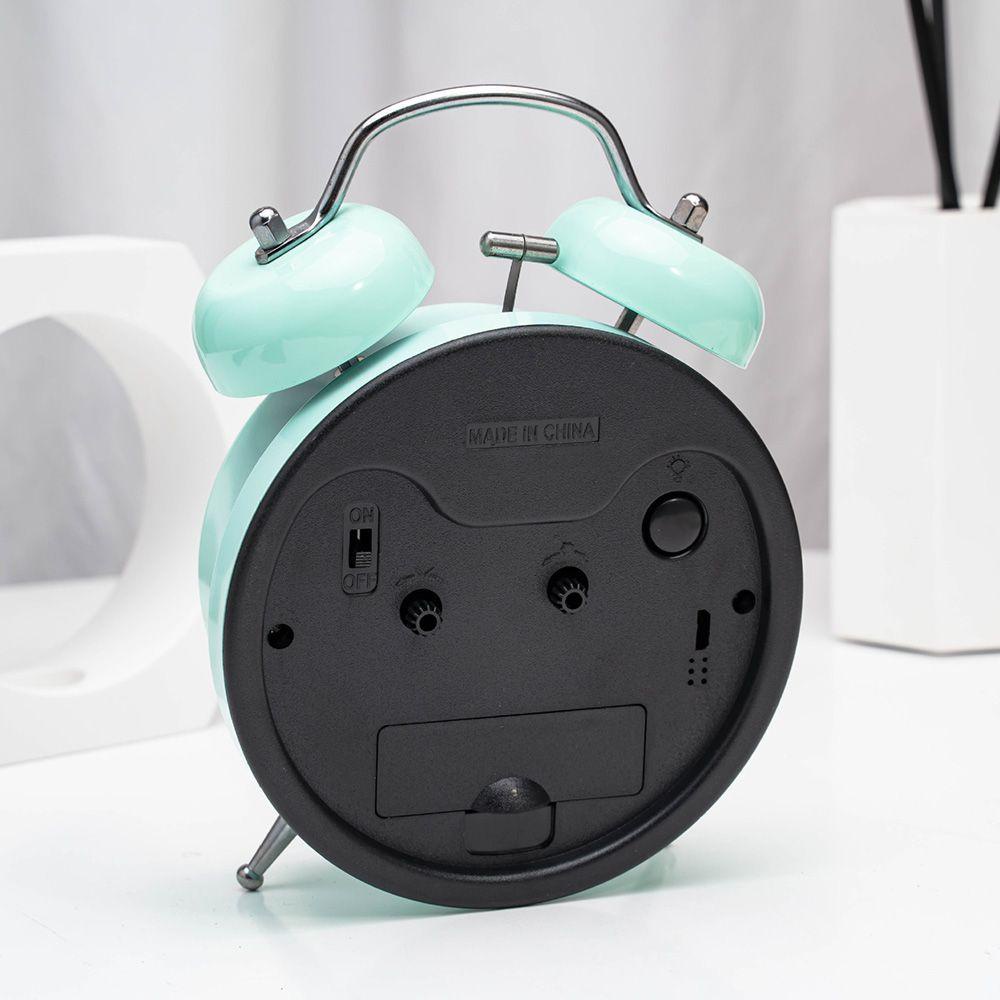 LONTIME Đồng Hồ Báo Thức Chạy Bằng Pin Không Gây Tiếng Ồn Dùng Trang Trí Nhà