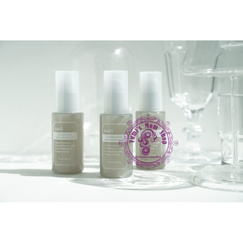 Gel dưỡng giảm quầng thâm và bọng mắt Klairs Fundamental Eye Awakening Gel 35ml