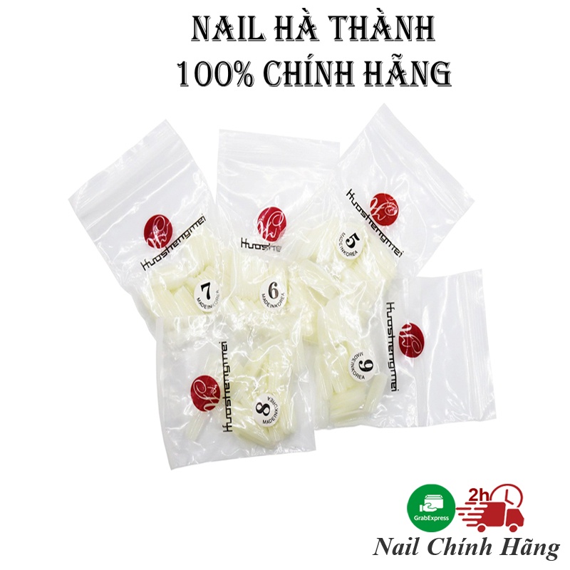 Móng úp HSM lẻ size, móng tay giả úp lẻ size Hàn Quốc chuẩn phom size 6 7 8 9 dụng cụ làm nail Jeliva chính hãng