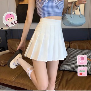 Chân váy tennis xếp ly lưng cao phong cách Hàn Quốc xixeoshop - v53