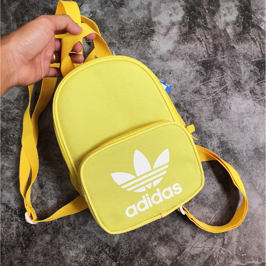 [ XẢ LỖ ] Balo Mini Adidas Santiago Yellow Mini Backpack Full Tag Code