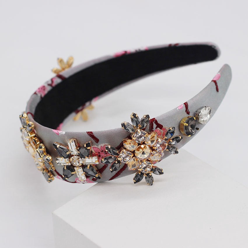 Cài tóc đính đá phong cách sang trọng thanh lịch cho nữ