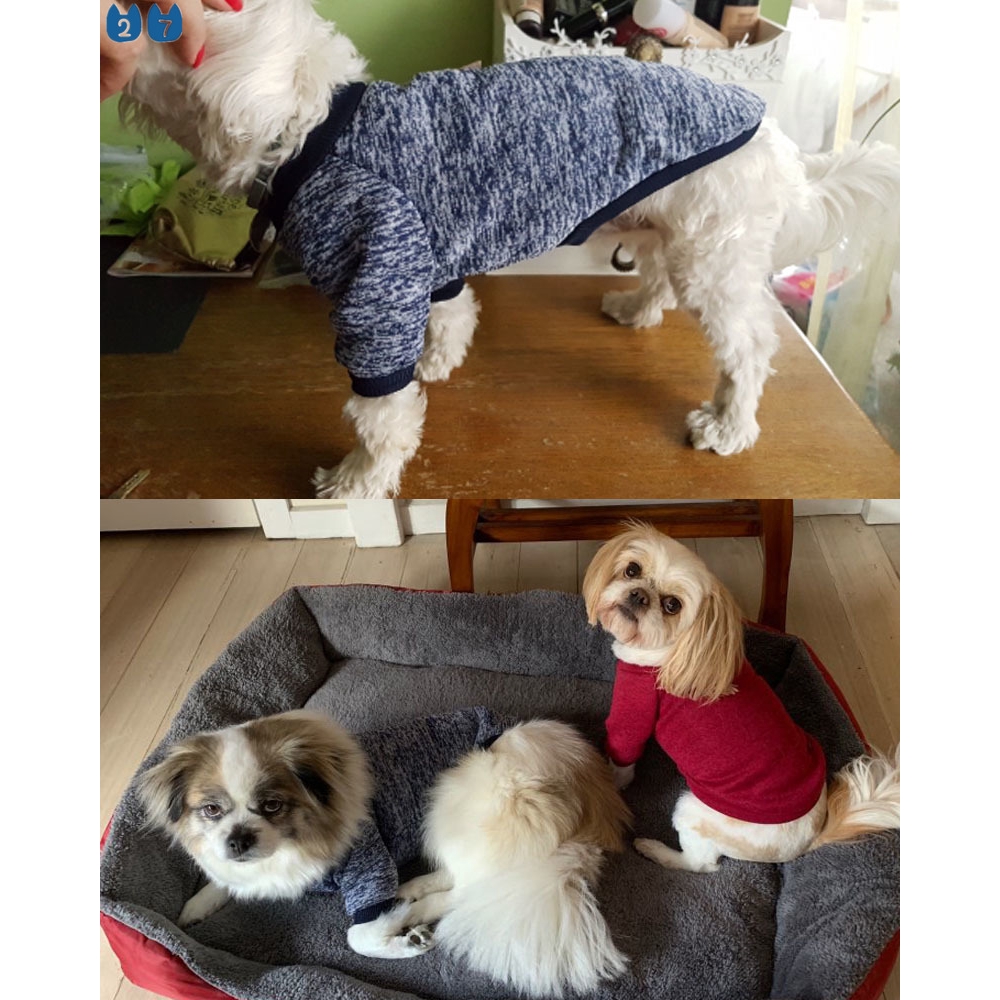 Áo len mùa đông ấm áp cho thú cưng XS-2XL