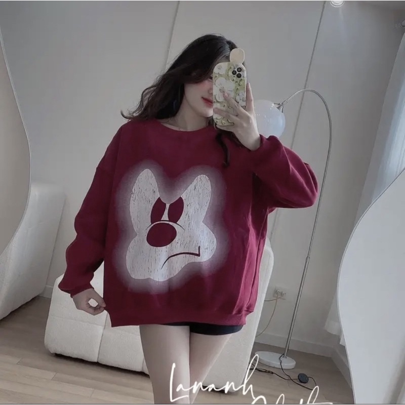 Áo Nỉ Sweater Gấu Trắng Hot Hit