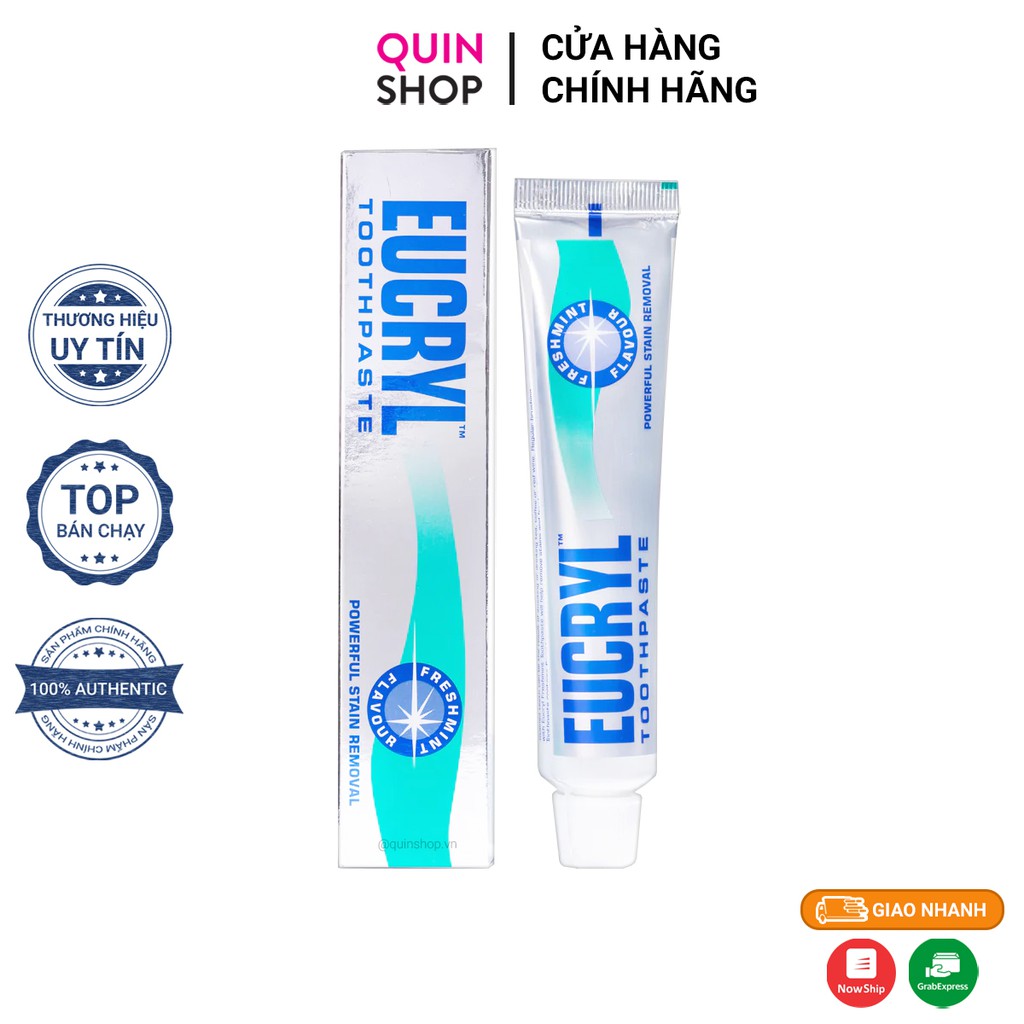 Kem Đánh Trắng Răng Eucryl Toothpaste