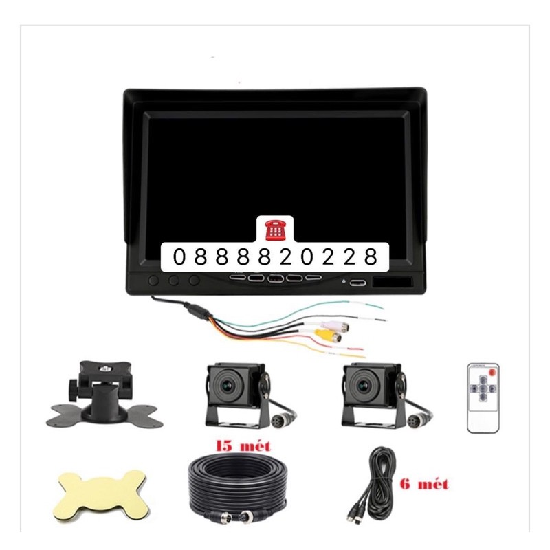 Cam Hành Trình AHD Xe Tải DC12-24V Ghi Hình Trước Sau- HS702 -Đại việt Auto | BigBuy360 - bigbuy360.vn