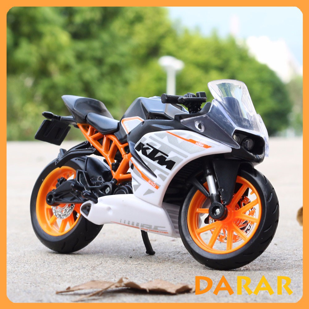 XE MÔ HÌNH - MOTO KTM RC 390 - MAISTO tỷ lệ 1:18