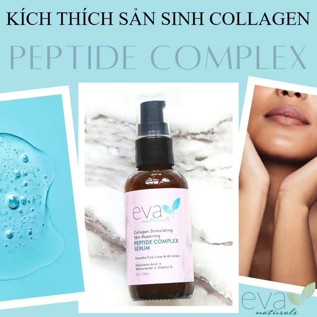 Serum Chứa Peptide Giúp Trẻ Hóa và Chống Lão Hóa Da Eva Naturals Peptide Complex Serum 60ml | BigBuy360 - bigbuy360.vn