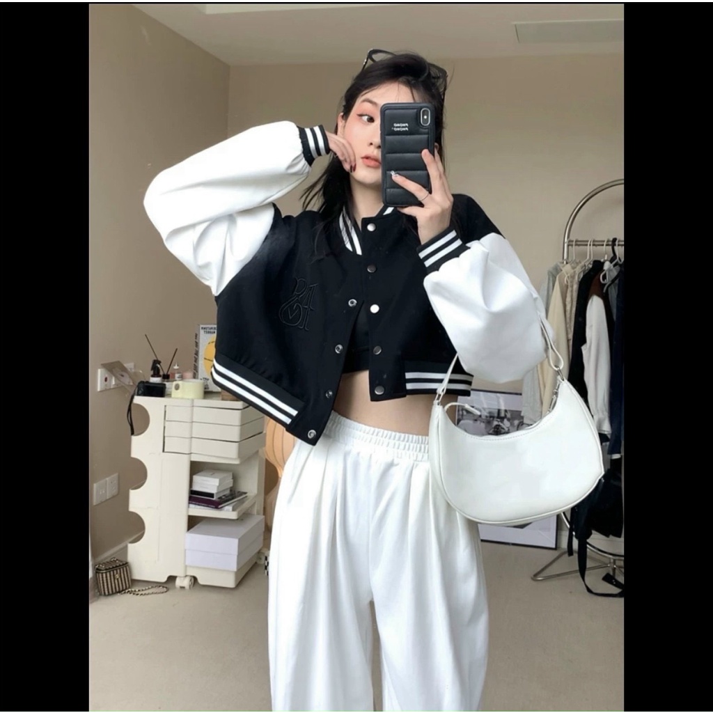 FREE SHIP ÁO KHOÁC BOMBER LỮNG PHONG CÁCH THỜI TRANG HÈ TRẺ TRUNG SÀNH ĐIỆU VALENTINA SHOP