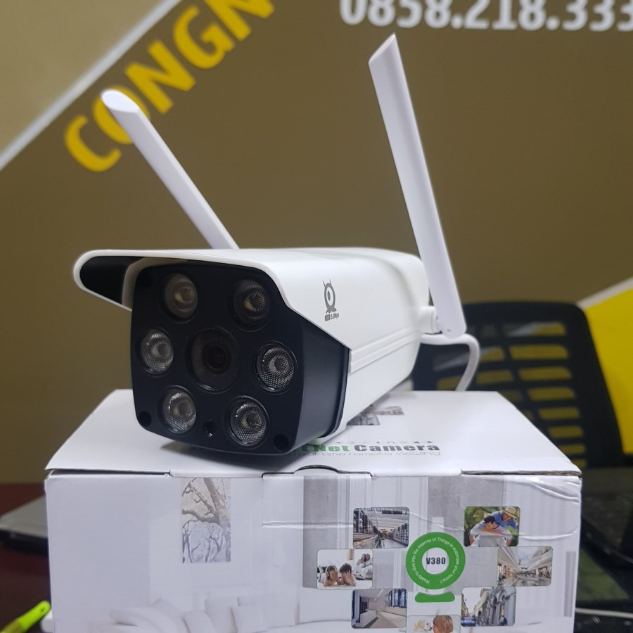 Camera Ip WiFi Ngoài Trời V380Pro mode V587 5Mpx Chống Nước