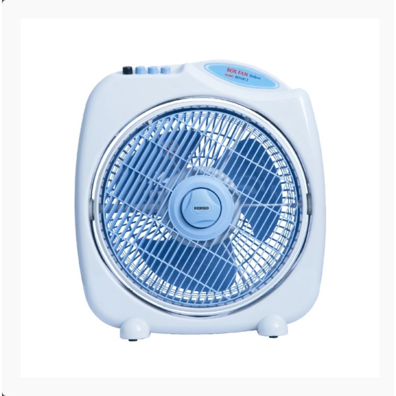 Quạt bàn đảo Senko Box Fan Quạt Hộp Senko BD1012 3 Tấc Tính Năng Ngã Tự Tắt giao hỏa tốc trong ngày