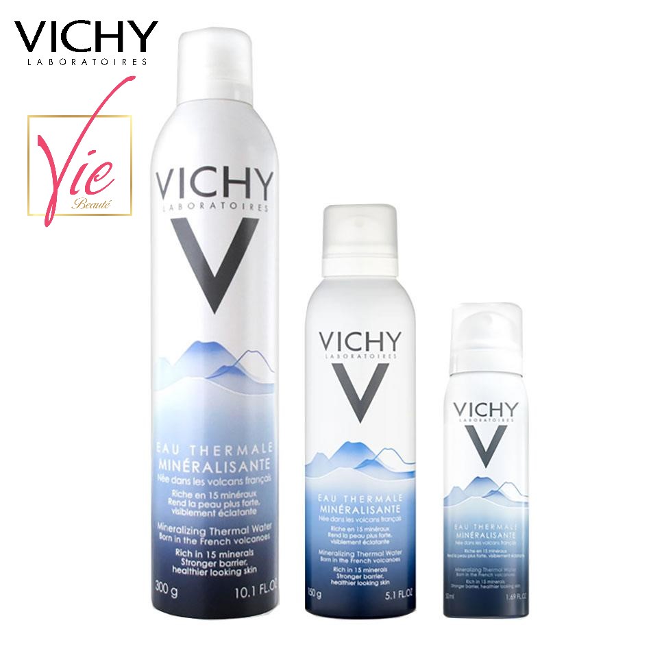 Xịt khoáng Vichy Mineralizing Thermal Water 300ml cấp ẩm, dưỡng da, chống lão hóa