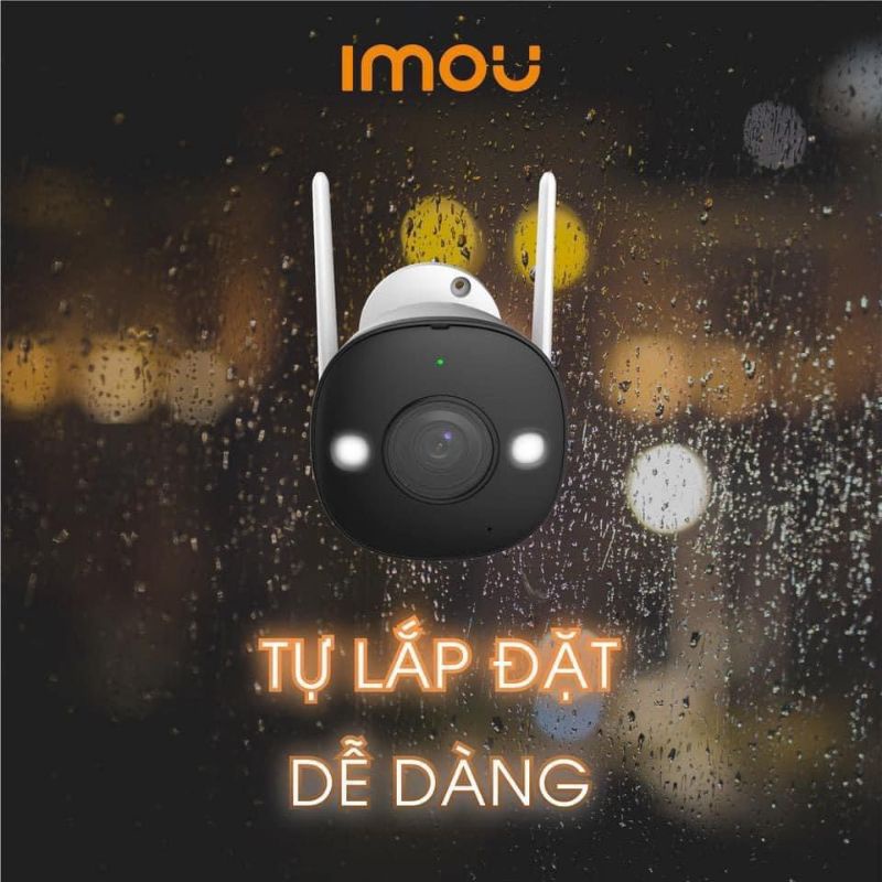 Camera IP WiFi 2M Ngoài Trời IMOU F22P 1080P FullHD Hàng Chính Hãng Dahua Bảo Hành 24 Tháng