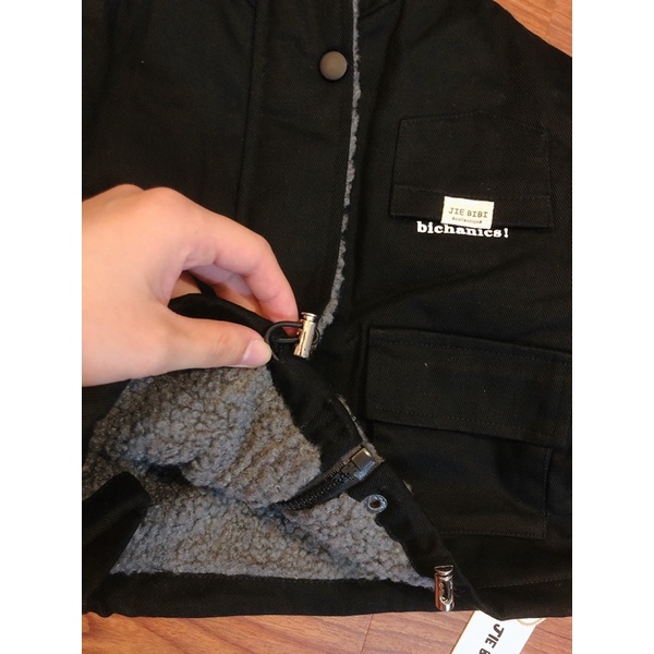 Khoác kaki dày lót lông phối len bé trai hàng qc siêu đẹp