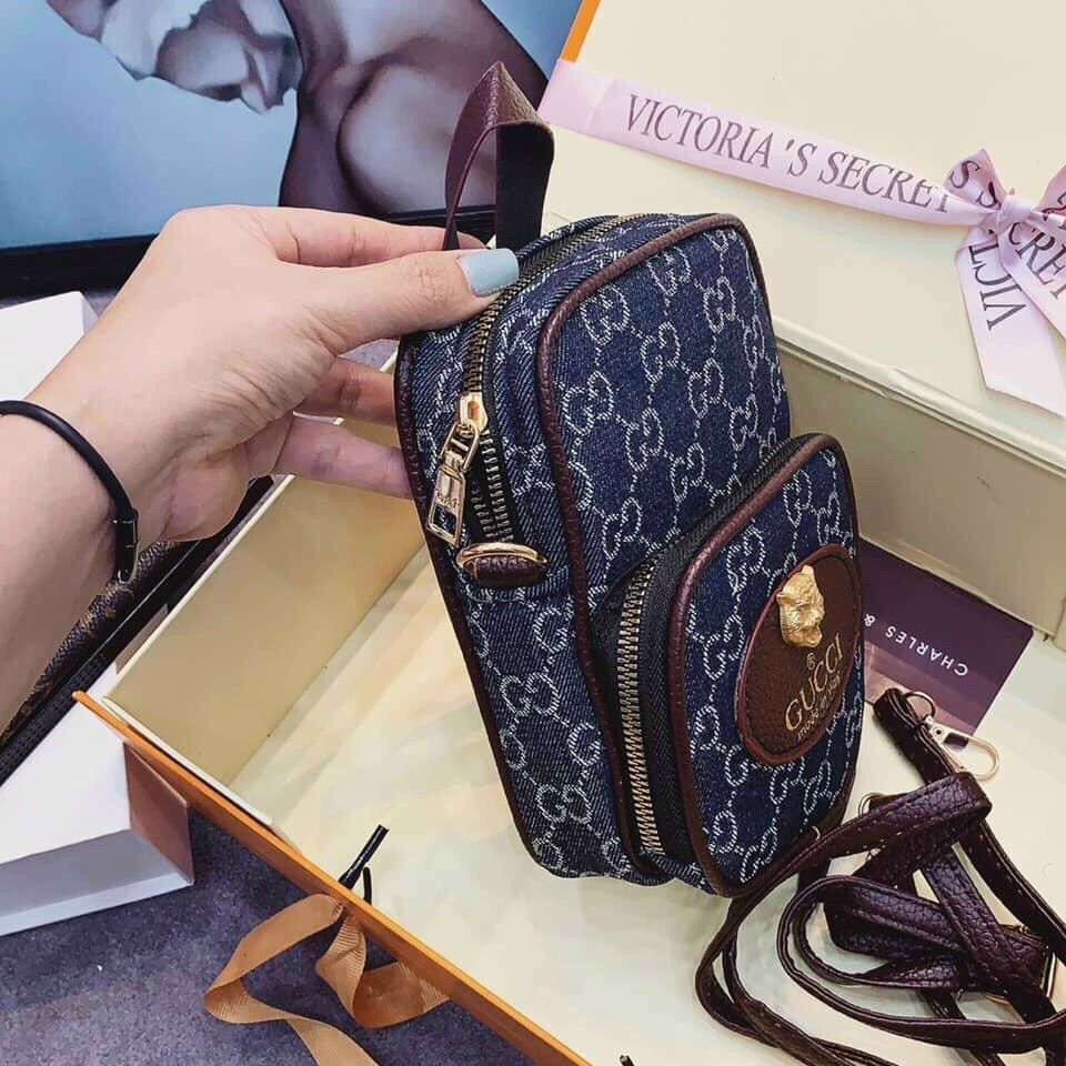 Túi xách nữ đeo chéo 3 màu logo Hot Trend 2022