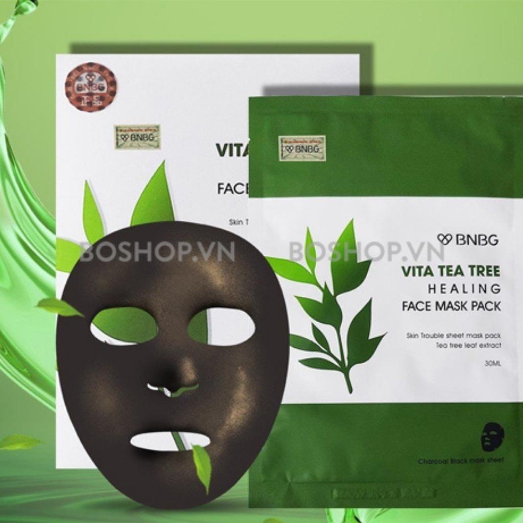 Mặt Nạ Tràm Trà BNBG Thải Độc, Giảm Mụn Vita Tea Tree Healing Face Mask Pack  30ml