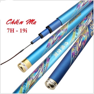 Cần câu tay cacbon,7h,cao cấp cần câu đài chiến mã siêu nhẹ tặng kèm phụ kiện