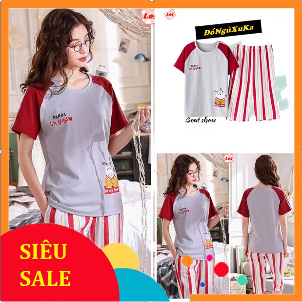 Bộ đồ ngủ - Đồ mặc nhà Cao cấp 100% cotton L1 | BigBuy360 - bigbuy360.vn