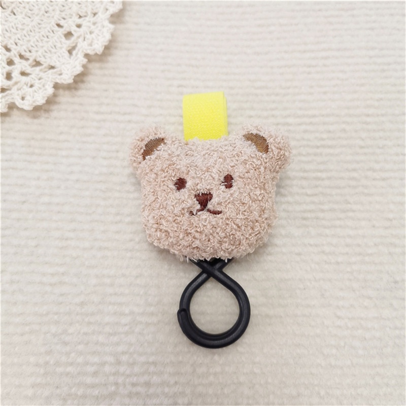 Móc Treo Đồ Gắn Xe Đẩy Em Bé Họa Tiết Gấu Hoạt Hình Dễ Thương