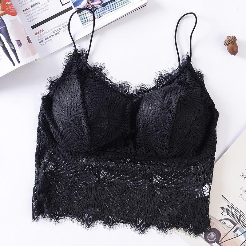 Áo Lót Nữ Ren Mút Mỏng Gợi Cảm AN Bra 2 Dây Dán Dài Sexy 2817