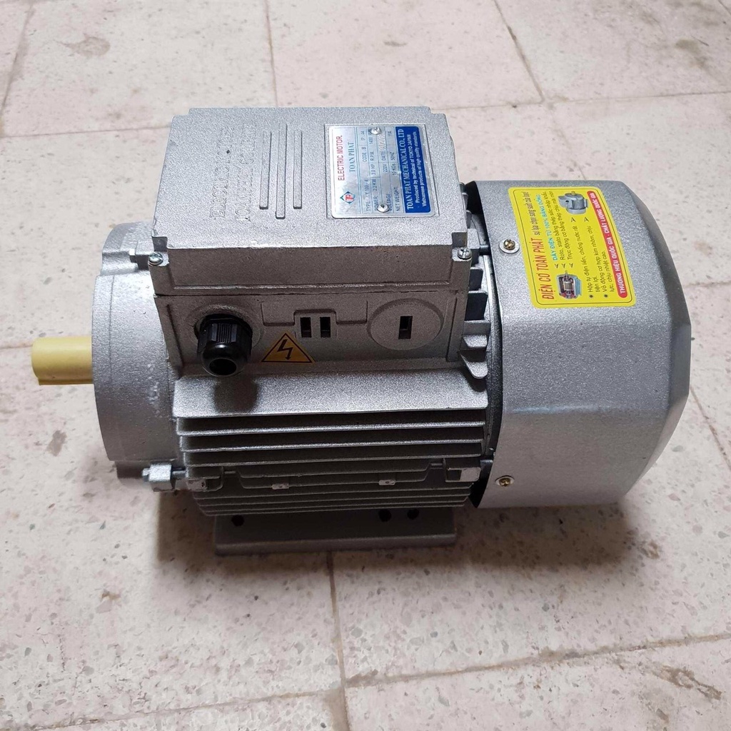 Mô Tơ, Động cơ, Điện cơ Toàn Phát 1.5kw - 2 Ngựa, tốc nhanh 2900v/p, Nặng 15kg, Điện 1pha 220V, dây đồng