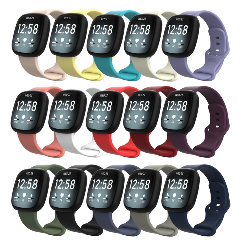 Dây đeo thay thế bằng silicon mềm cho Fitbit Versa 3 / Fitbit Sense