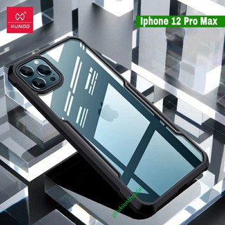 Ốp lưng Iphone 12 Pro Max / 13 Pro Max hiệu Xundd lưng trong viền màu chống sốc cao cấp bảo vệ camera