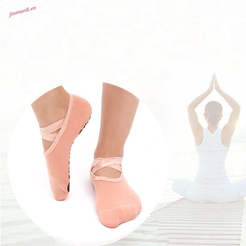 Đôi vớ co giãn không trượt để tập thể thao múa bale tập yoga tiện dụng