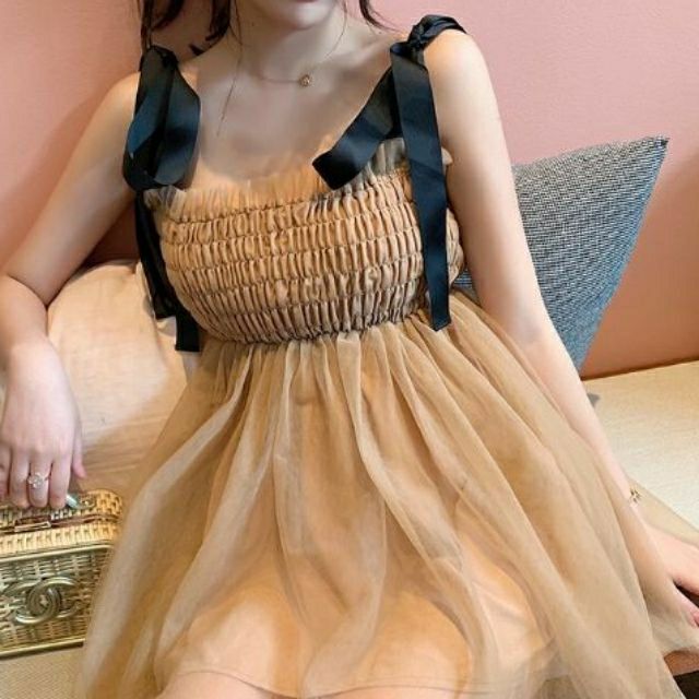 [ Mã FAMAYWA2 giảm 10K đơn 50K] Đầm công chúa ngắn vôn lưới đẹp xuất sắc (Siêu đẹp )