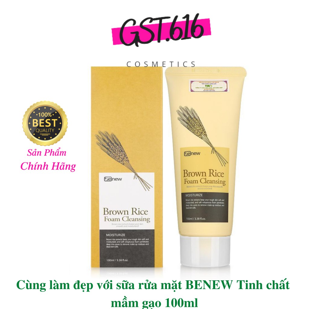 Sữa rửa mặt BENEW Green Tea 100ml hàn quốc