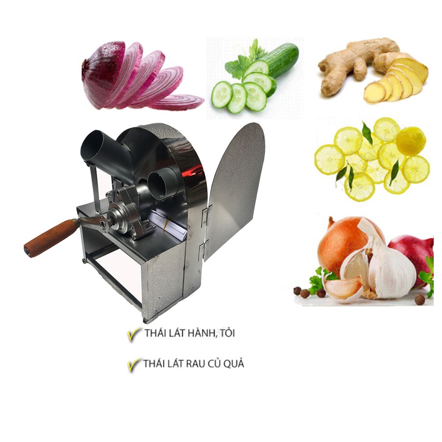 Máy thái hành tỏi, Thái sả chất liệu Inox cao cấp không rỉ