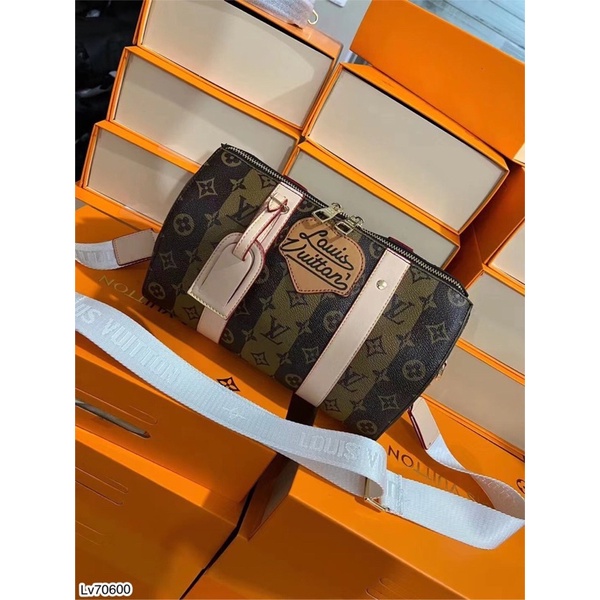 [ Có Video ]Túi Đeo Chéo LV Nam Hoạ Tiết Hoa Cực Xịn - Túi Trống Mini LV Nam SPF Full Box Bill