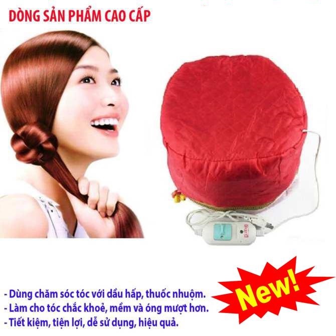 Mũ hấp tóc cá nhân tại nhà giúp ủ tóc dưỡng tóc bóng mượt - Máy hấp tóc tại nhà