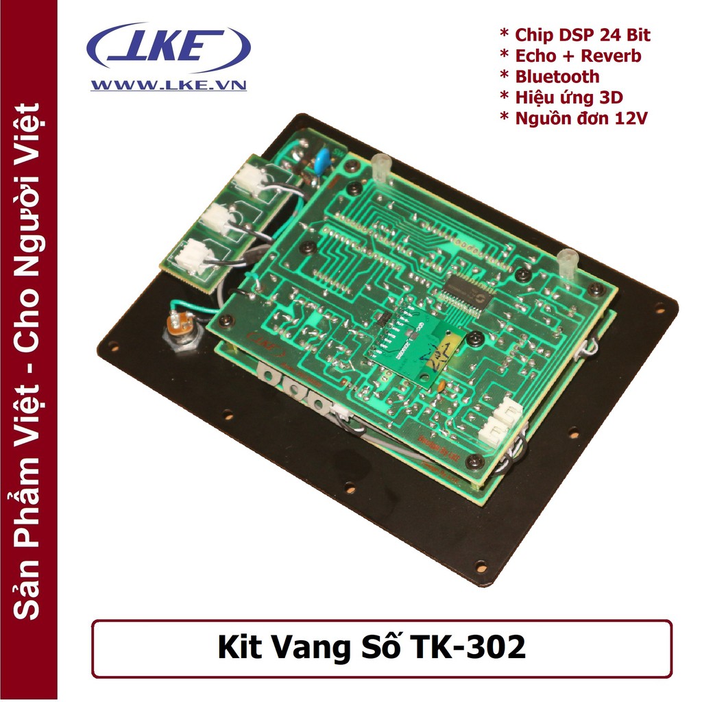 Kit vang số đa năng lắp loa di động TK-302 LKE