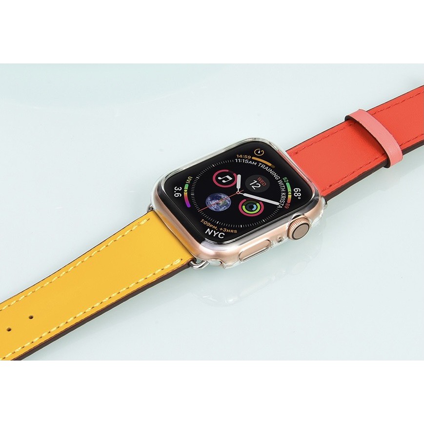 Ốp Apple Watch PC Trong Suốt Chính Hãng Cotecci Chống Ố Vàng Dành Chỉ Có 40mm vs 44mm