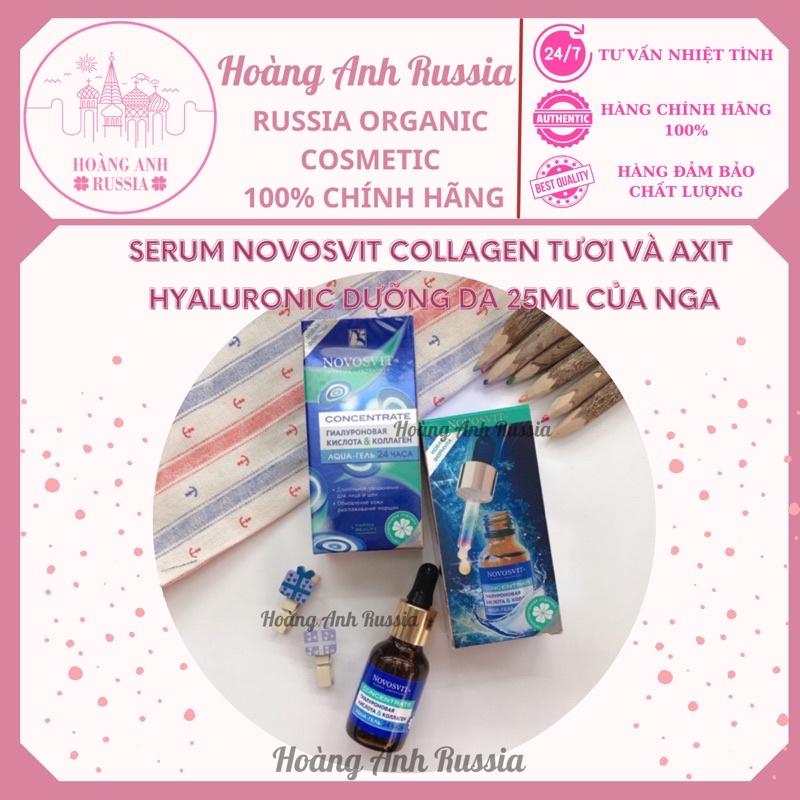 Huyết thanh Novosit cung cấp axit  hyaluronic  & collagen cho da