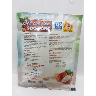 Bột cốt dừa SÓC VÀNG 50g - nấu chè