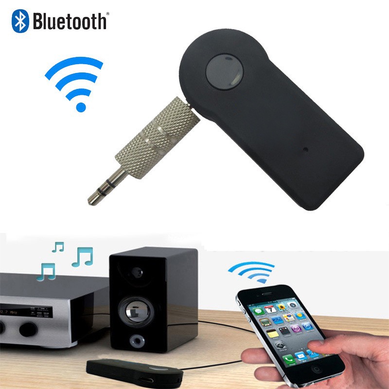 Thiết bị nhận âm thanh Bluetooth 5.0 2 trong 1 jack 3.5mm cho xe hơi