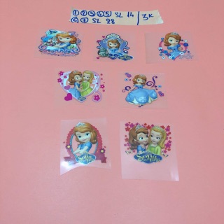 Sticker ủi, hình ủi, patch ủi công chúa có nhủ (Phụ liệu may vá trang trí quần áo may mặc, Handmade, DIY)