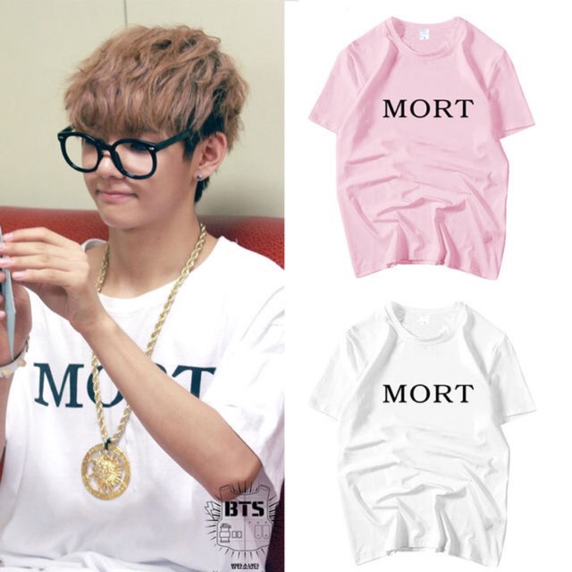 (Tặng ảnh BTS)Áo BTS V JK MORT