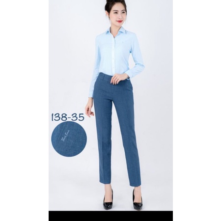 quần tây Thái Hoà mã 138 vải mềm, co giãn