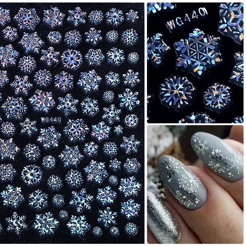 [Hàng mới về] Miếng dán móng tay họa tiết 3D nhiều kiểu tùy chọn