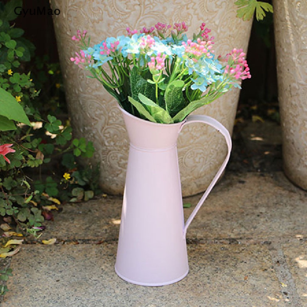 Bình Hoa Bằng Thiếc Kích Thước 20cm Dùng Trang Trí Nhà Cửa / Tiệc Cưới